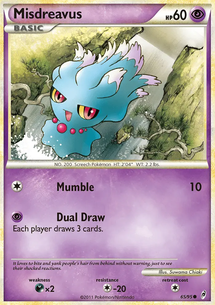 Misdreavus, Pokémon card