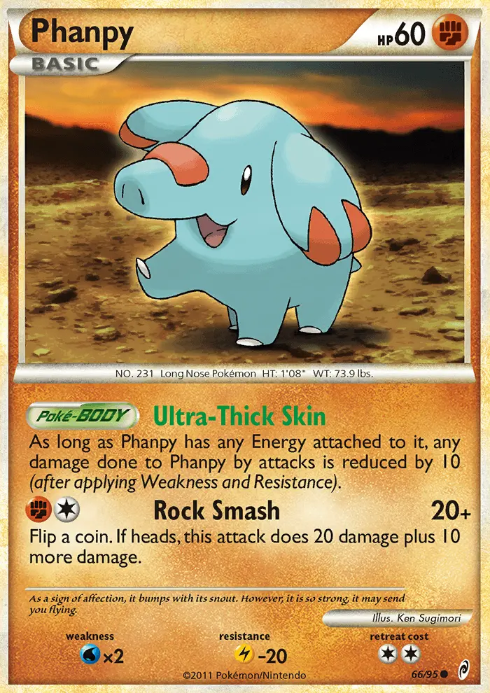 Phanpy, Pokémon card