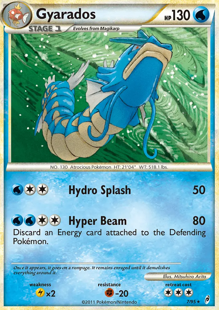Gyarados, Pokémon card