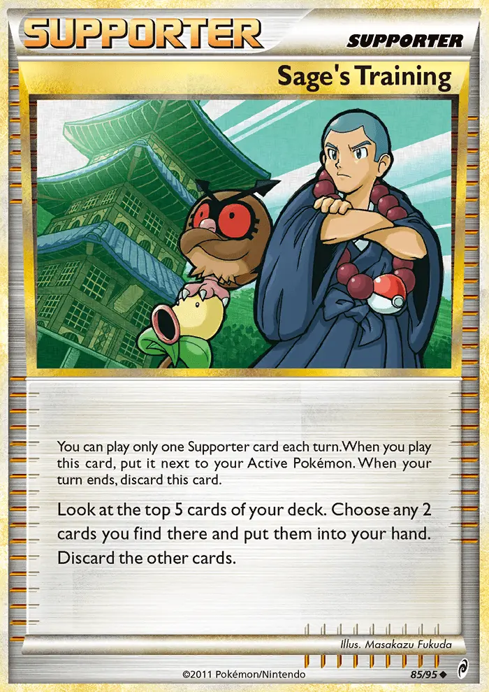 Sage's Training, Pokémon card