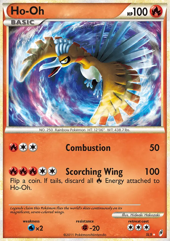 Ho-Oh, Pokémon card