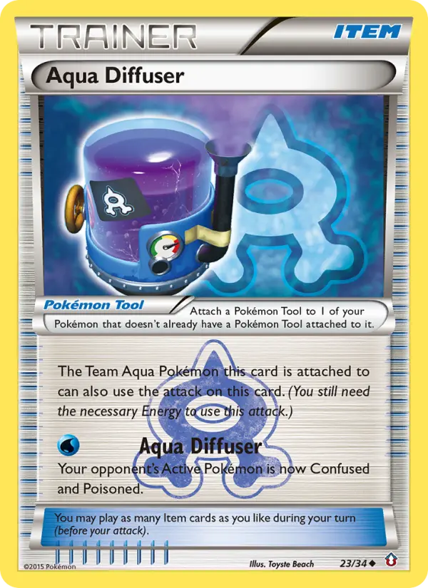 Aqua Diffuser, Pokémon card