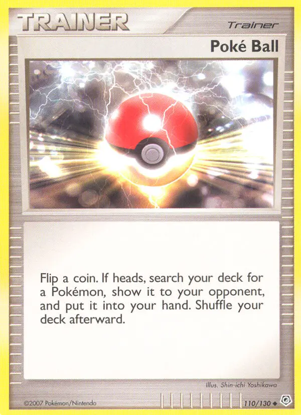 Poké Ball, Pokémon card
