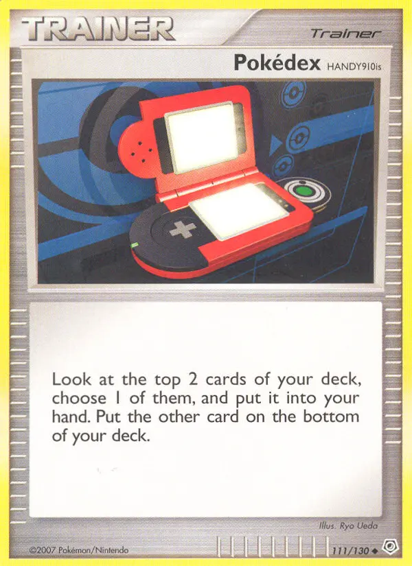 Pokédex HANDY910is, Pokémon card