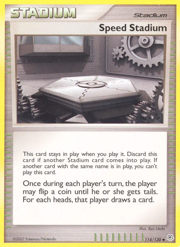 Speed Stadium, Pokémon card