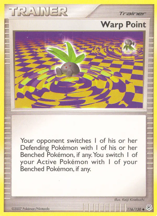 Warp Point, Pokémon card