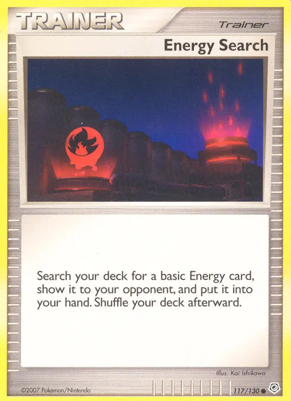 Energy Search, Pokémon card