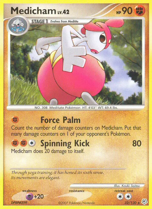 Medicham, Pokémon card