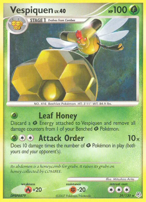 Vespiquen, Pokémon card