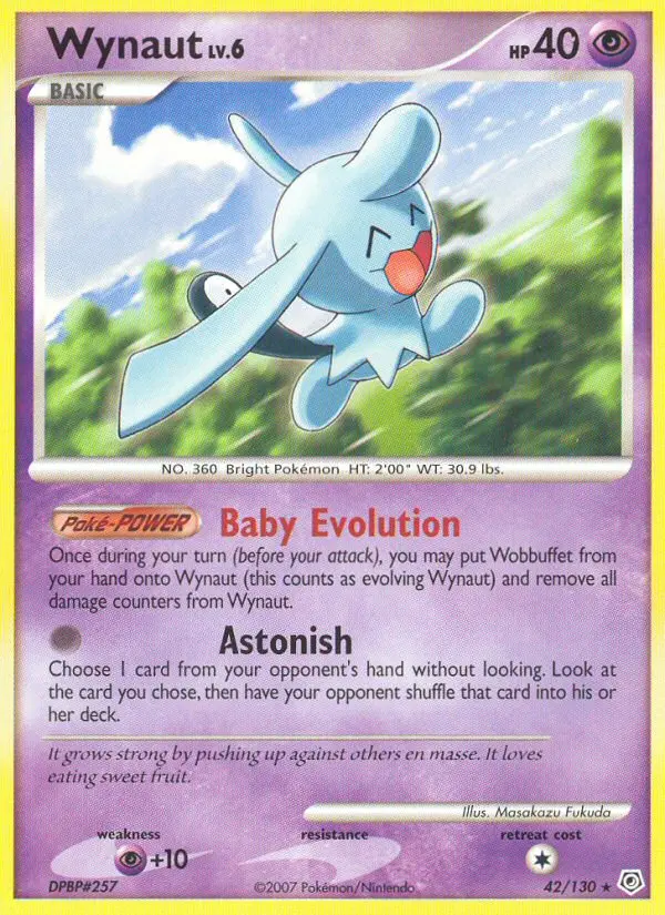 Wynaut, Pokémon card