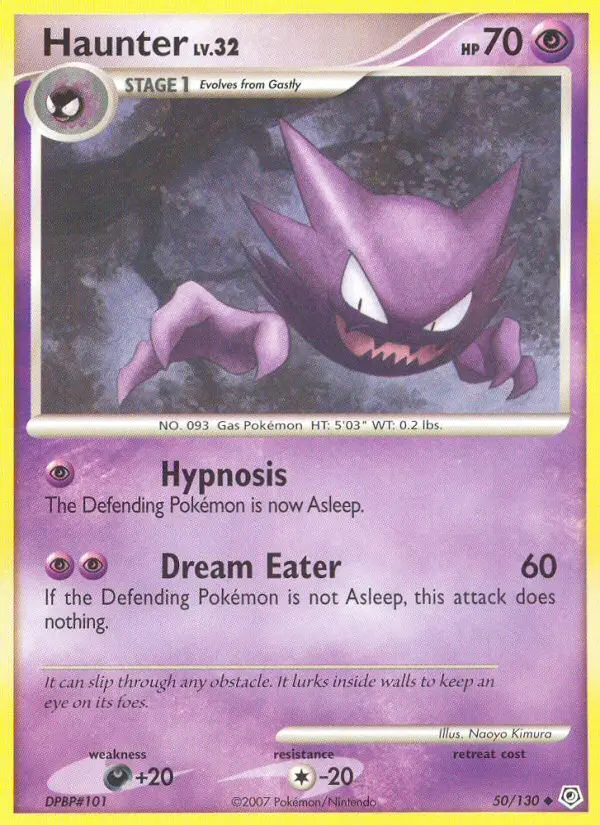 Haunter, Pokémon card