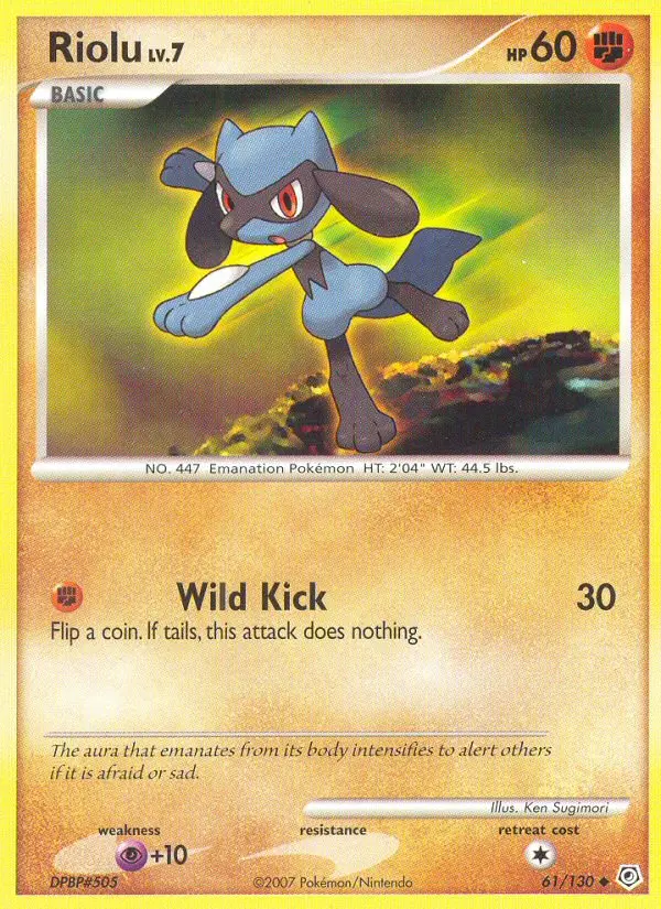 Riolu, Pokémon card