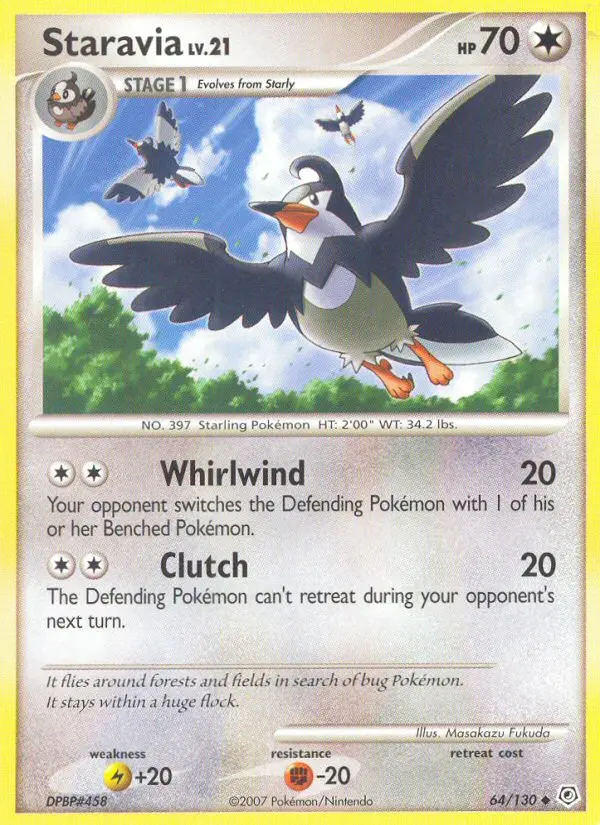 Staravia, Pokémon card