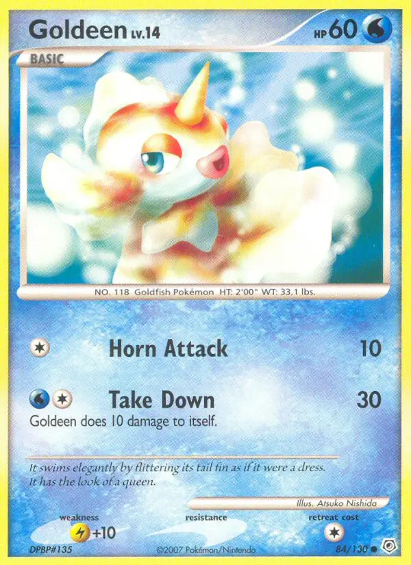 Goldeen, Pokémon card