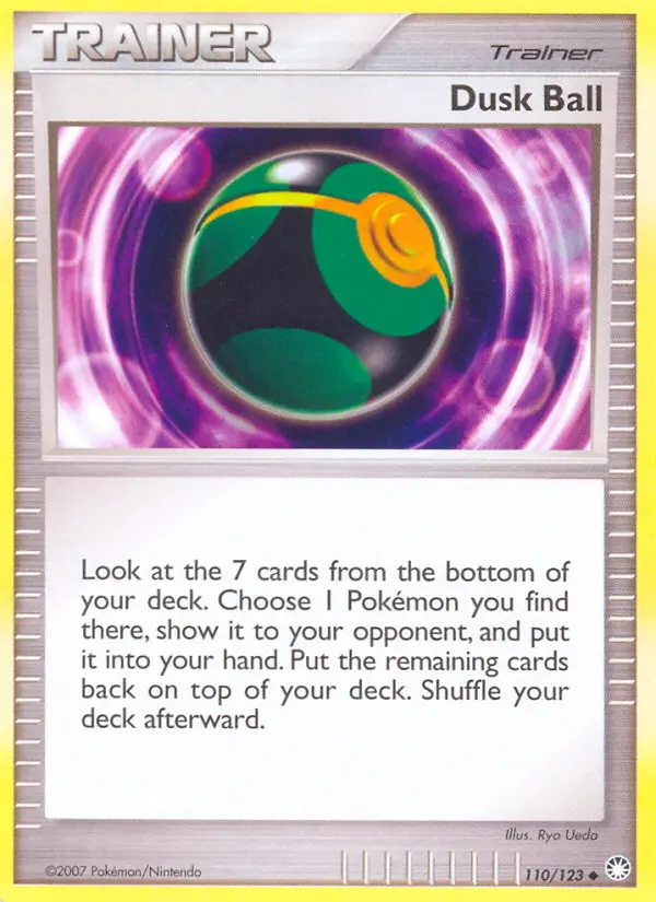 Dusk Ball, Pokémon card