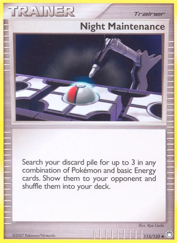 Night Maintenance, Pokémon card