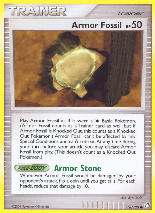 Armor Fossil, Pokémon card