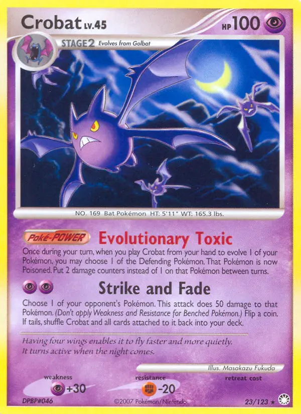 Crobat, Pokémon card