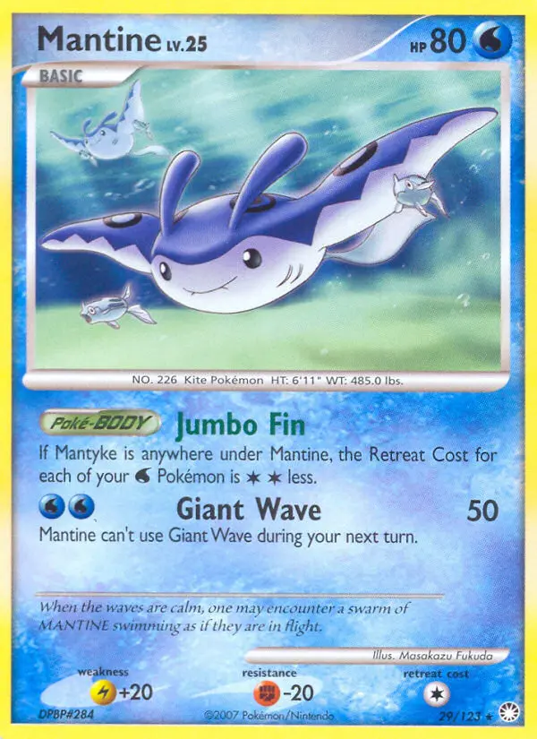 Mantine, Pokémon card