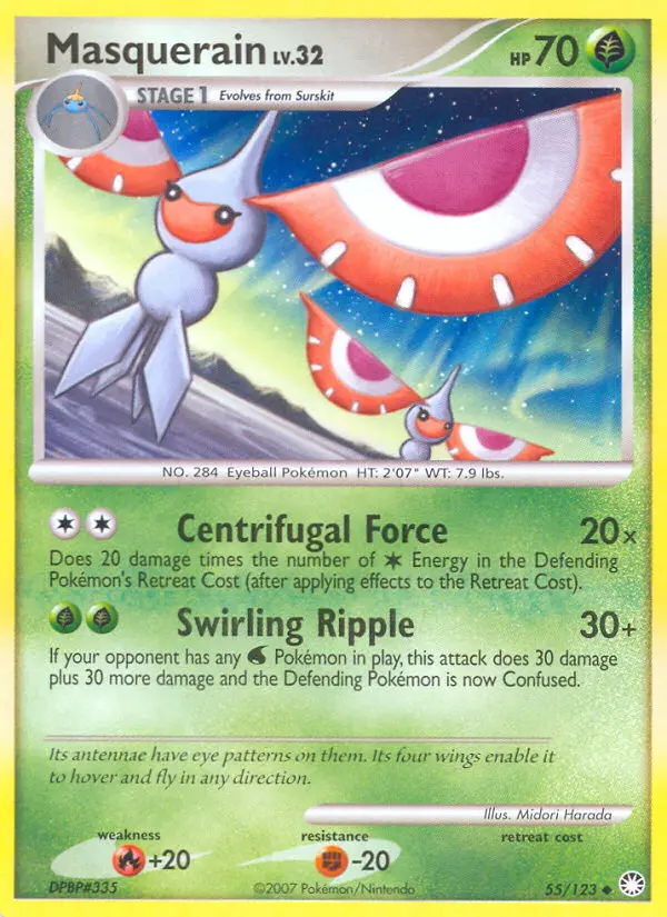Masquerain, Pokémon card