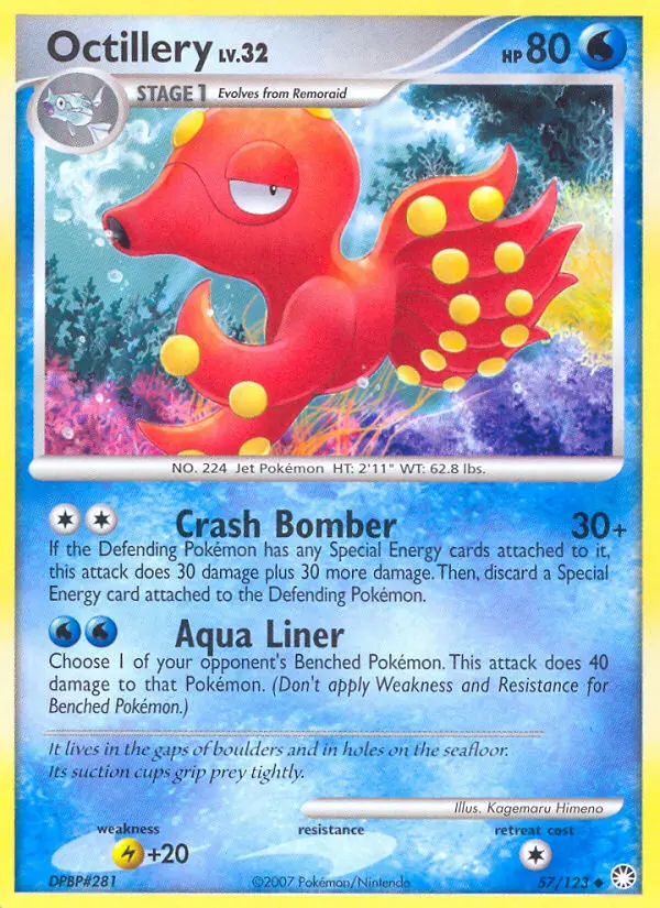 Octillery, Pokémon card