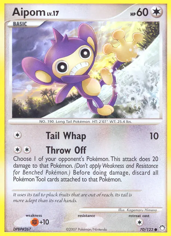 Aipom, Pokémon card