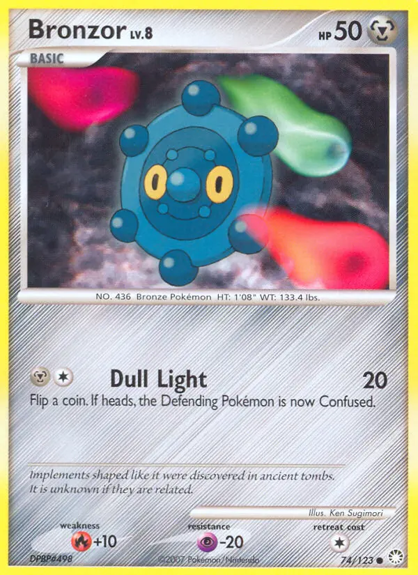 Bronzor, Pokémon card