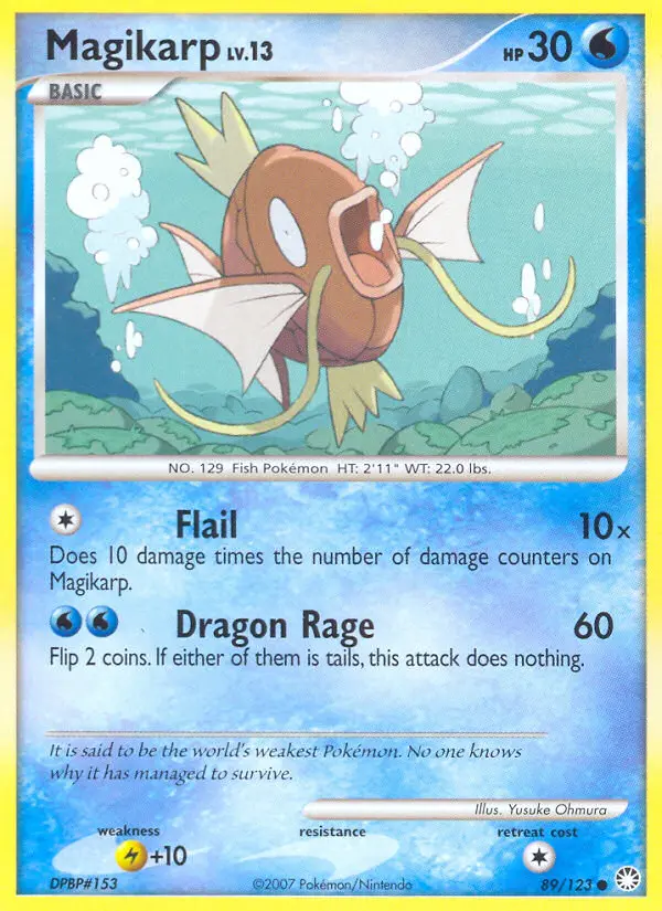 Magikarp, Pokémon card