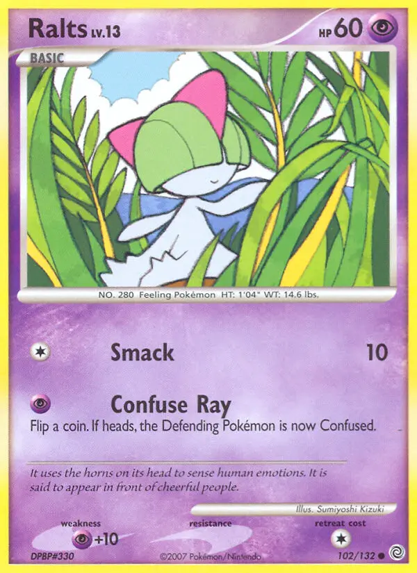 Ralts, Pokémon card