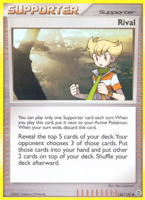 Rival, Pokémon card