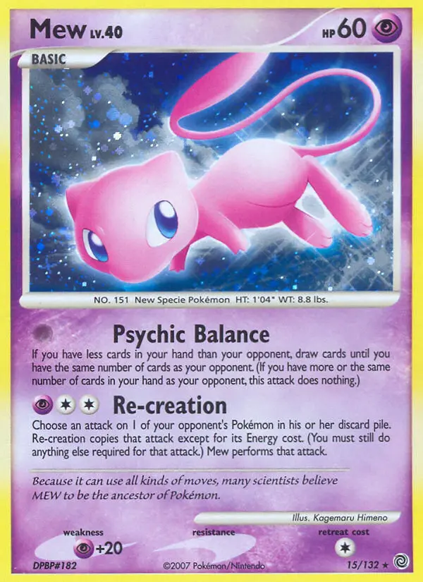 Mew, Pokémon card
