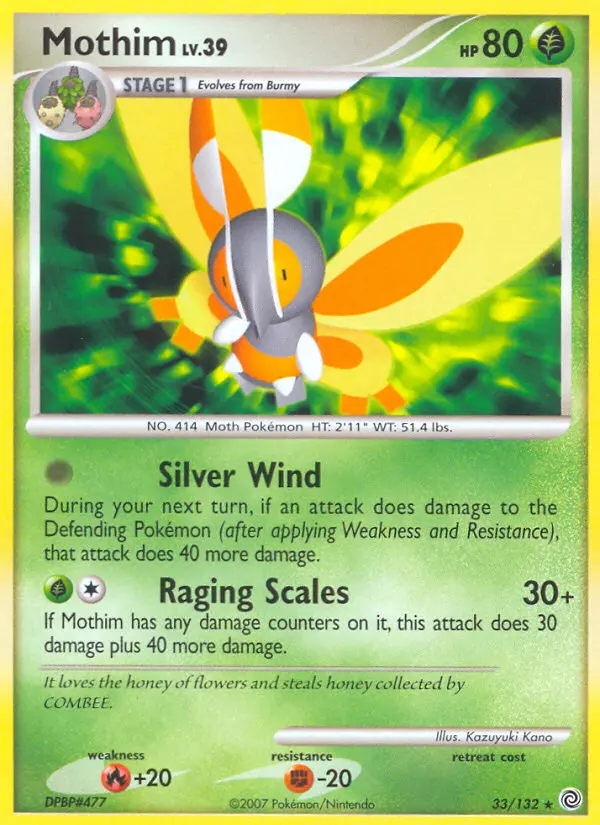 Mothim, Pokémon card