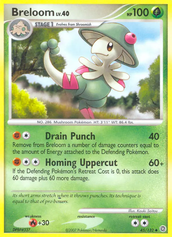 Breloom, Pokémon card