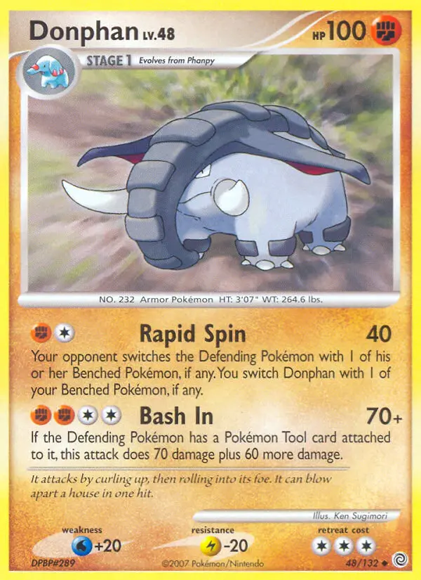 Donphan, Pokémon card