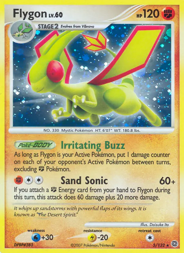 Flygon, Pokémon card