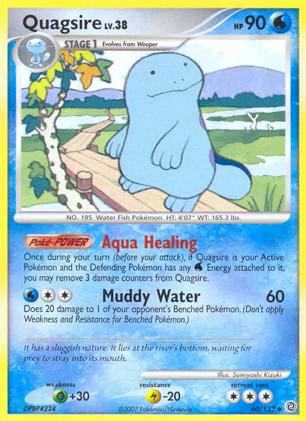 Quagsire, Pokémon card