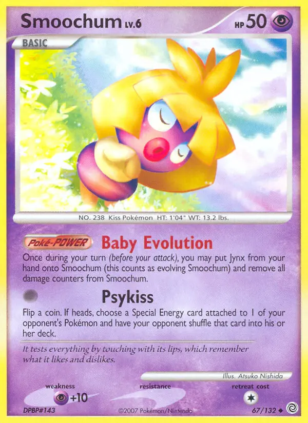 Smoochum, Pokémon card