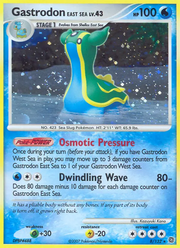 Gastrodon East Sea, Pokémon card