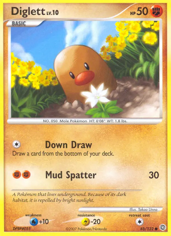 Diglett, Pokémon card