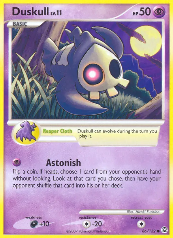 Duskull, Pokémon card