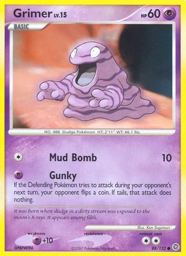 Grimer, Pokémon card