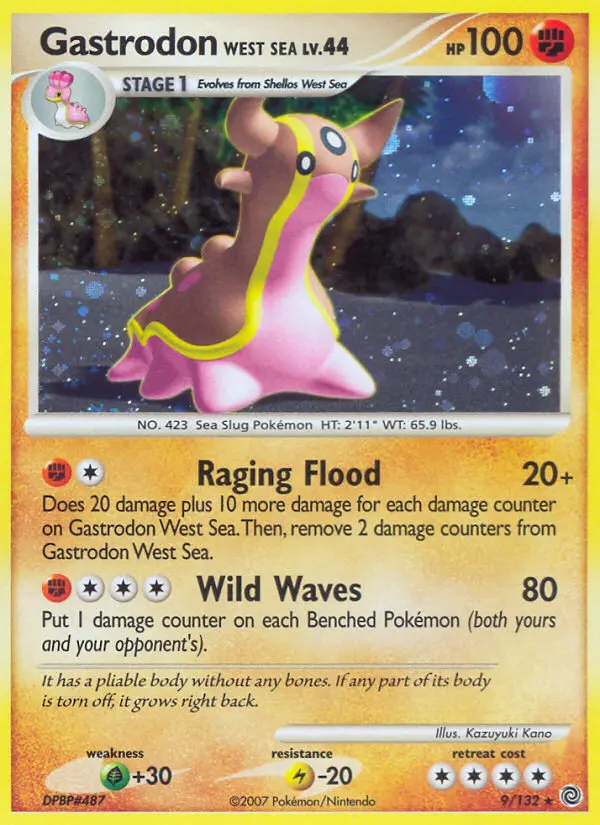 Gastrodon West Sea, Pokémon card