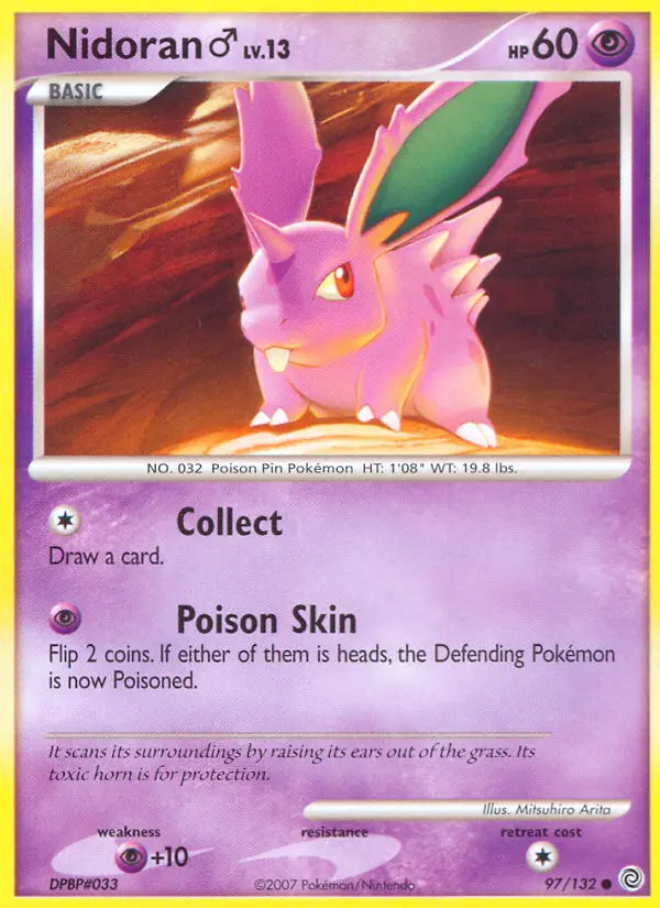 Nidoran♂, Pokémon card