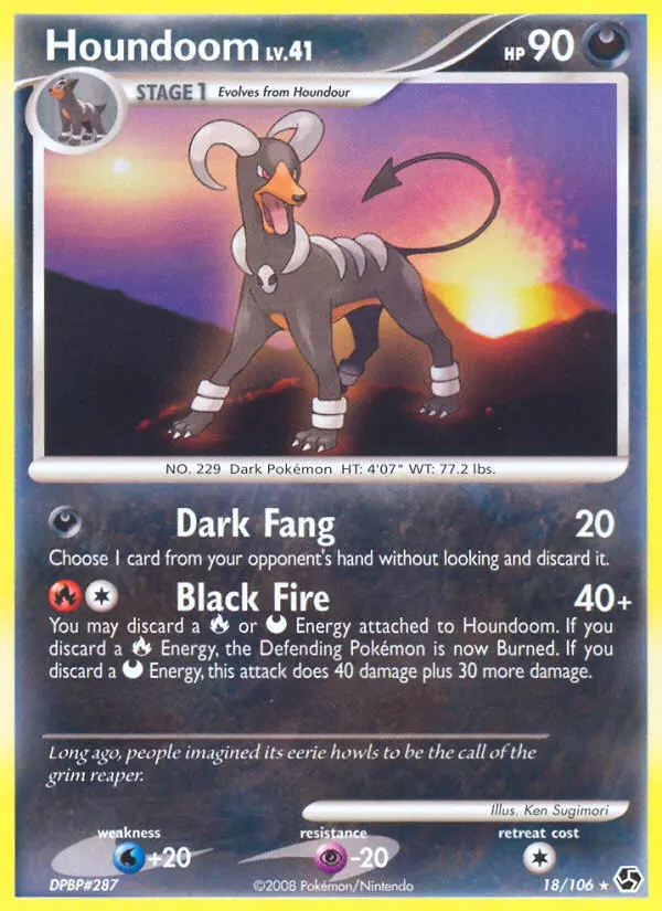 Houndoom, Pokémon card