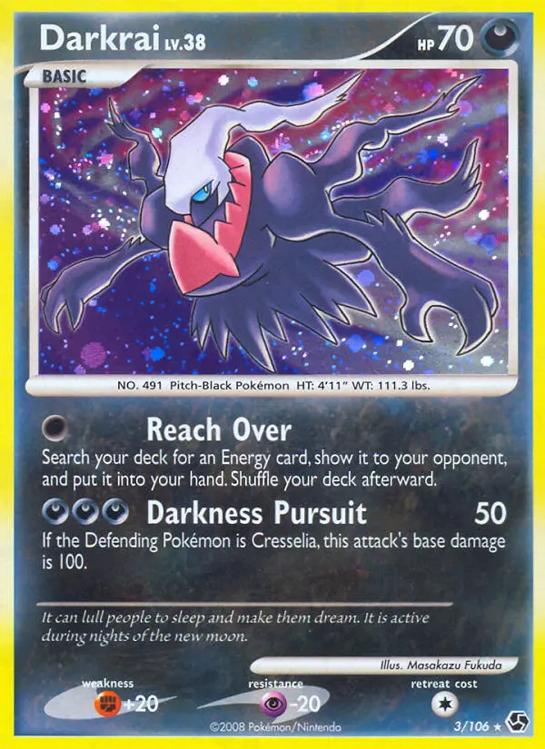 Darkrai, Pokémon card
