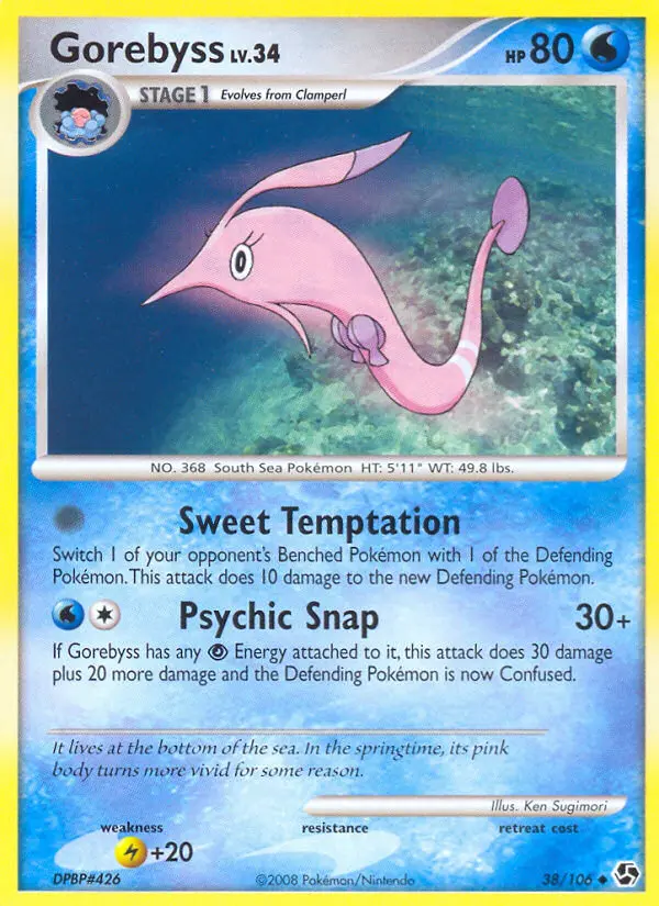 Gorebyss, Pokémon card