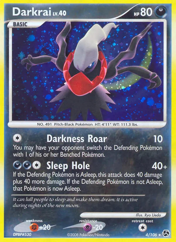 Darkrai, Pokémon card