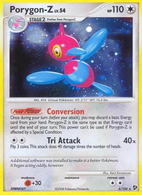 Porygon-Z, Pokémon card