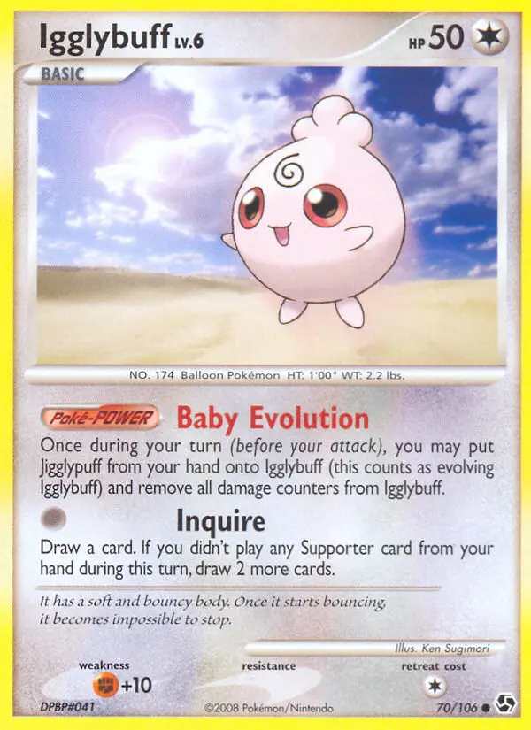 Igglybuff, Pokémon card