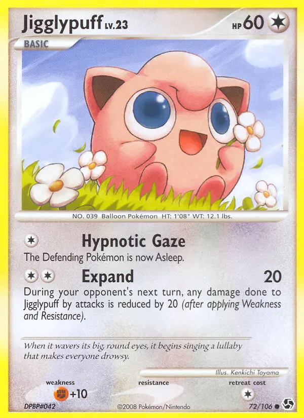 Jigglypuff, Pokémon card